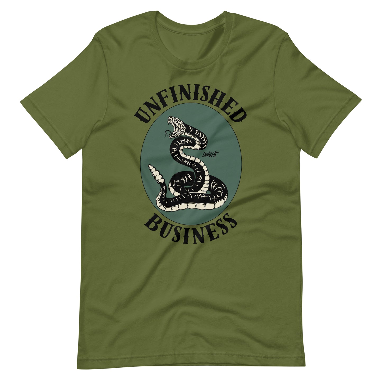 Unfinished Business Rattlesnake Unisex t-shirt