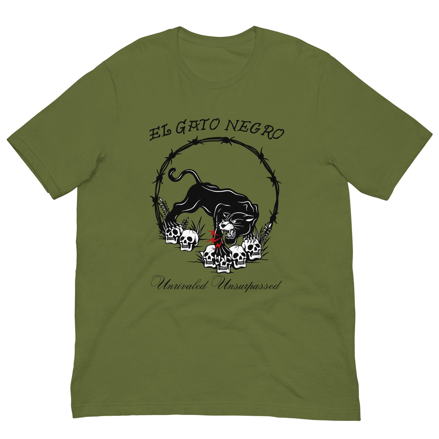 El Gato Negro - Unrivaled Unsurpassed Unisex t-shirt