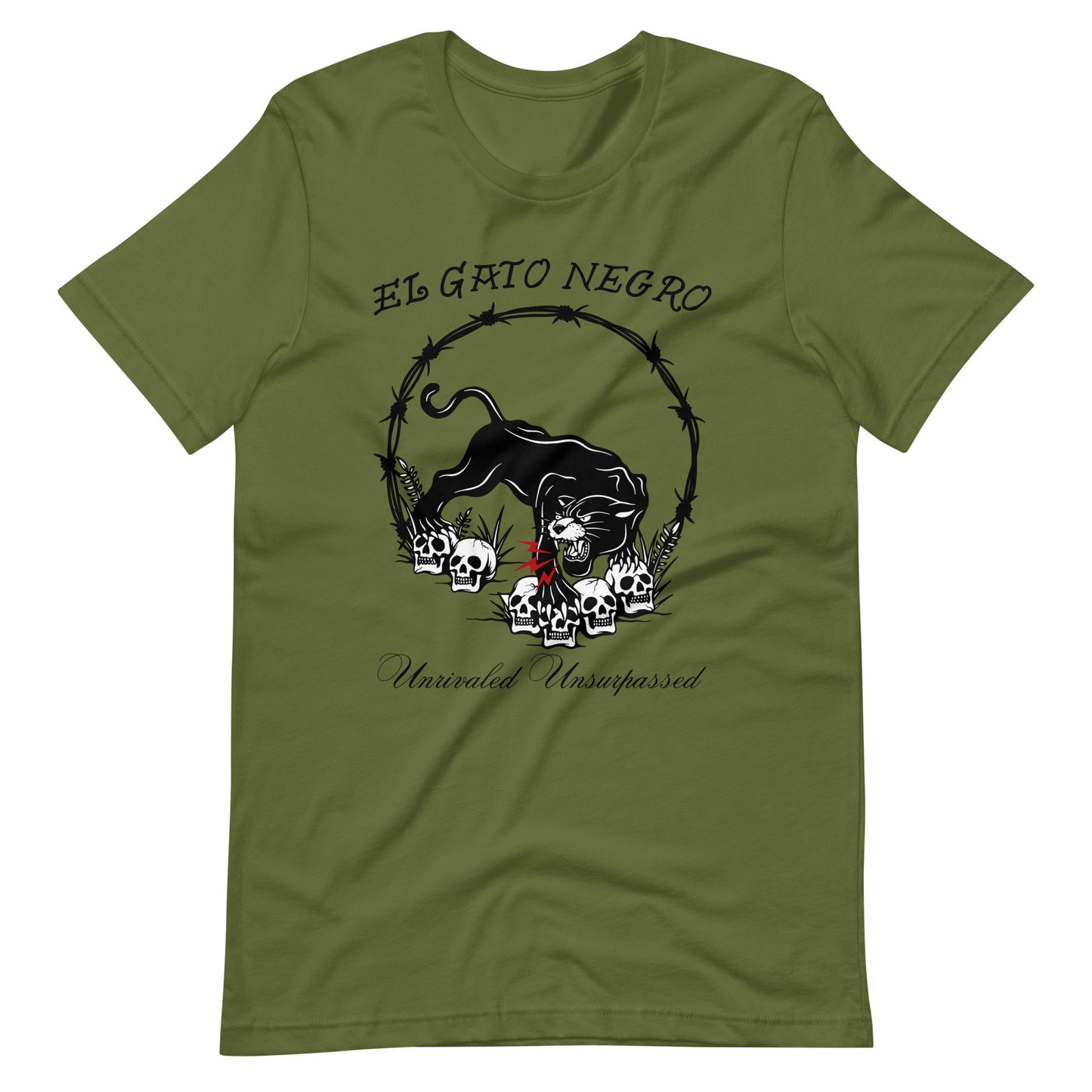 El Gato Negro - Unrivaled Unsurpassed Unisex t-shirt