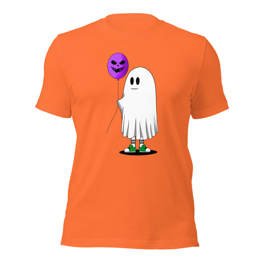 Halloween Balloon GhostUnisex t-shirt