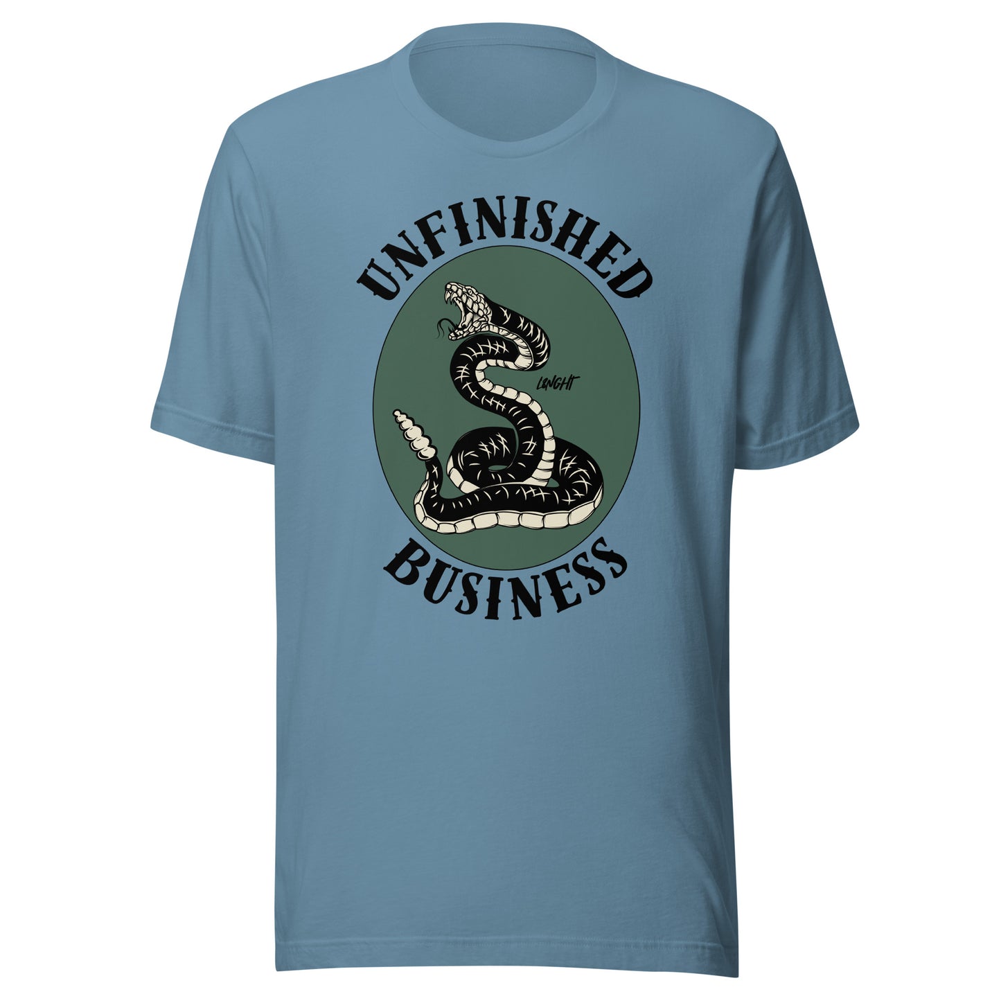 Unfinished Business Rattlesnake Unisex t-shirt