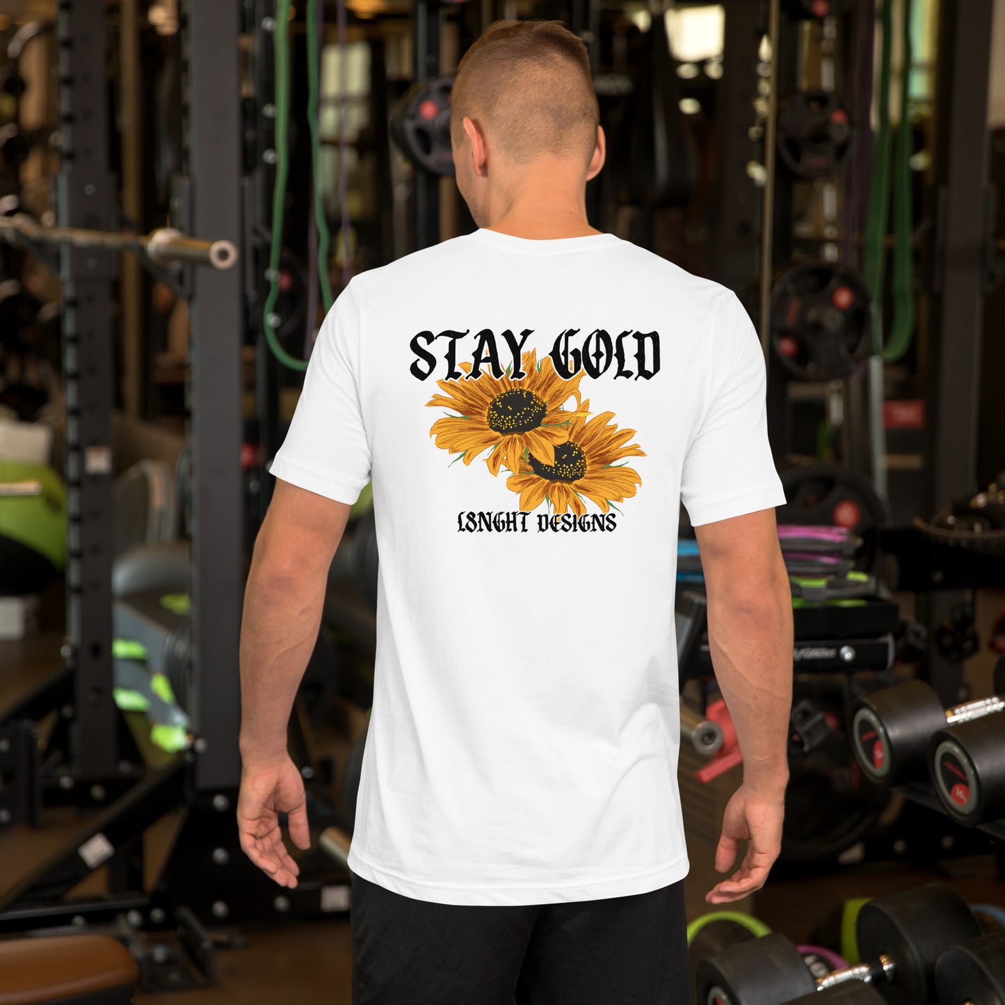 Stay Gold Sunflowers Unisex t-shirt