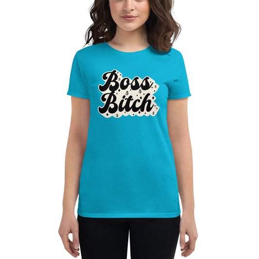 BOSS BITCH Women's short sleeve t-shirt