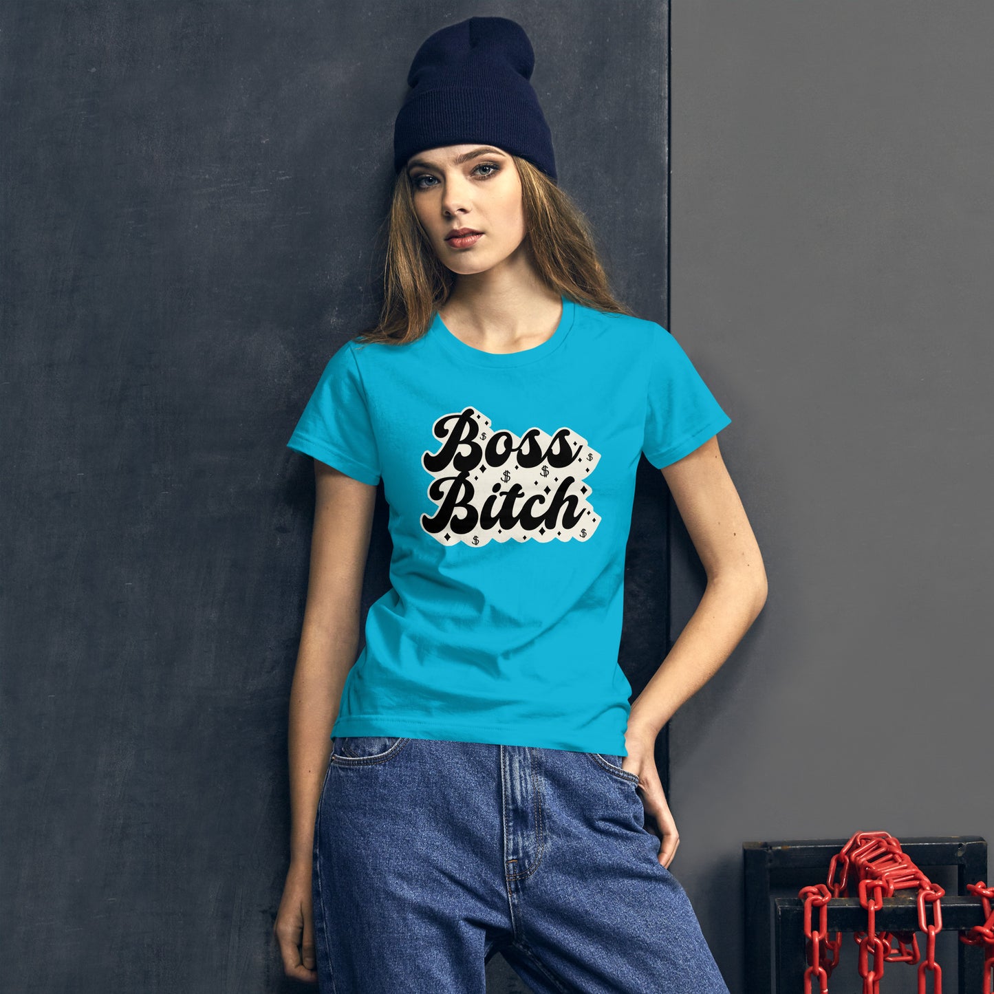 BOSS BITCH Women's short sleeve t-shirt