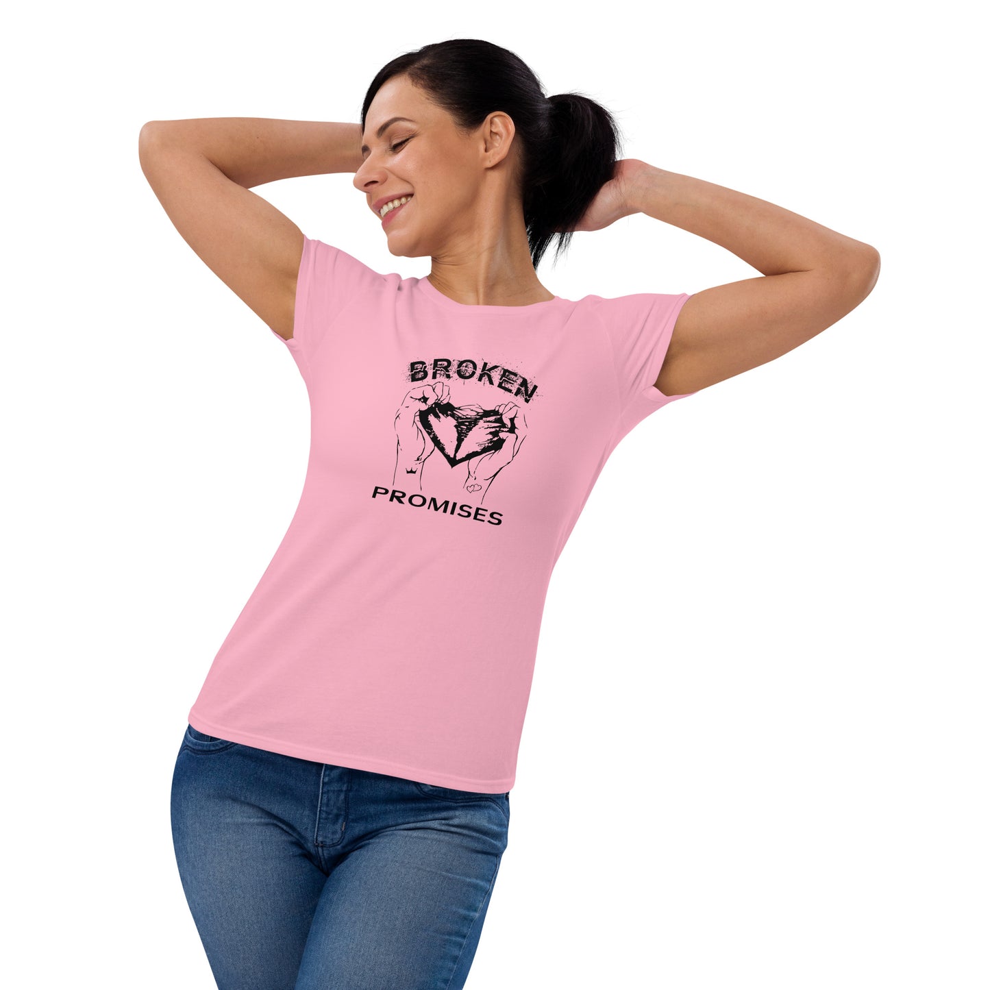 Broken Promises Heart Break Women's short sleeve t-shirt