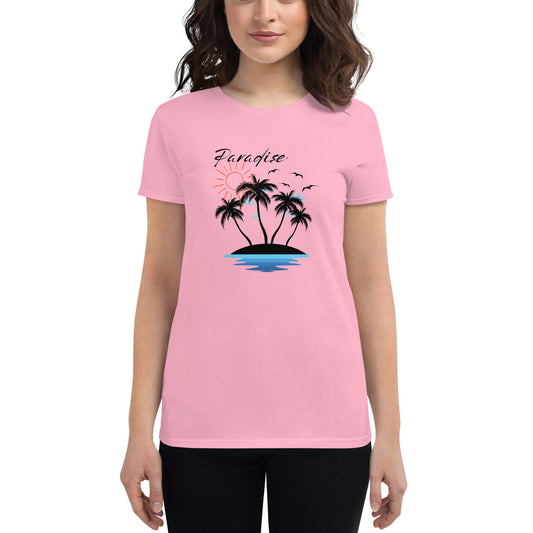 Paradise Beach Awaits Women's short sleeve t-shirt