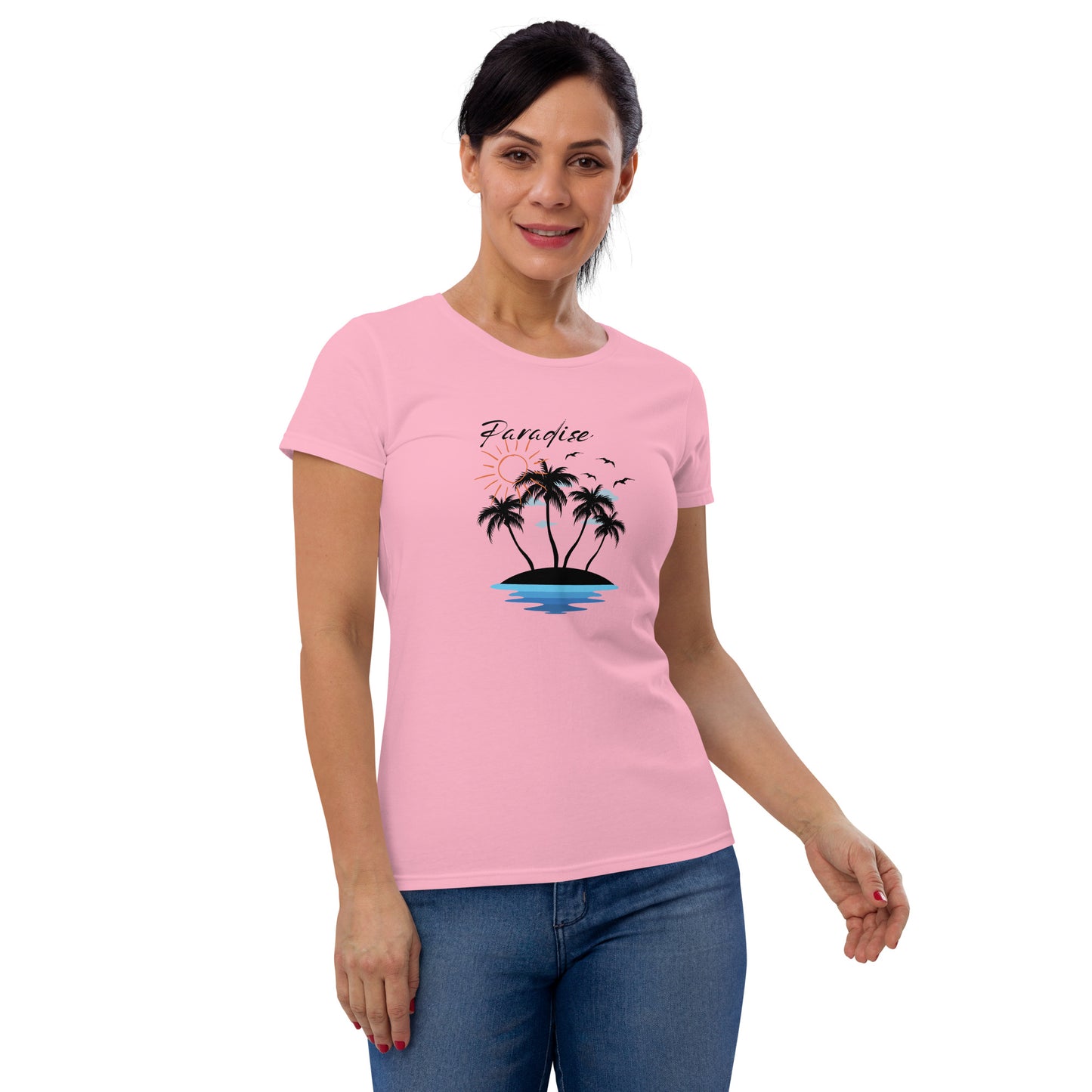 Paradise Beach Awaits Women's short sleeve t-shirt