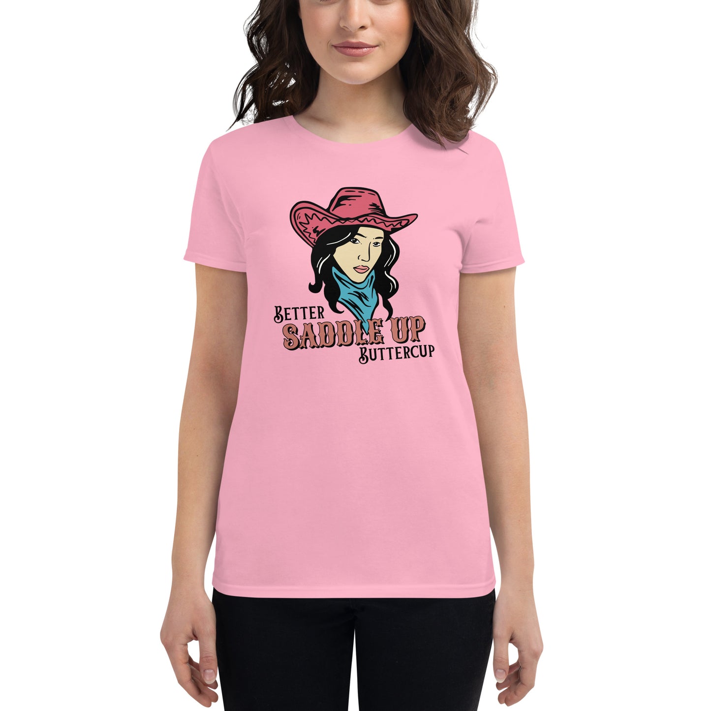 Better SADDLE UP Buttercup Women's short sleeve t-shirt