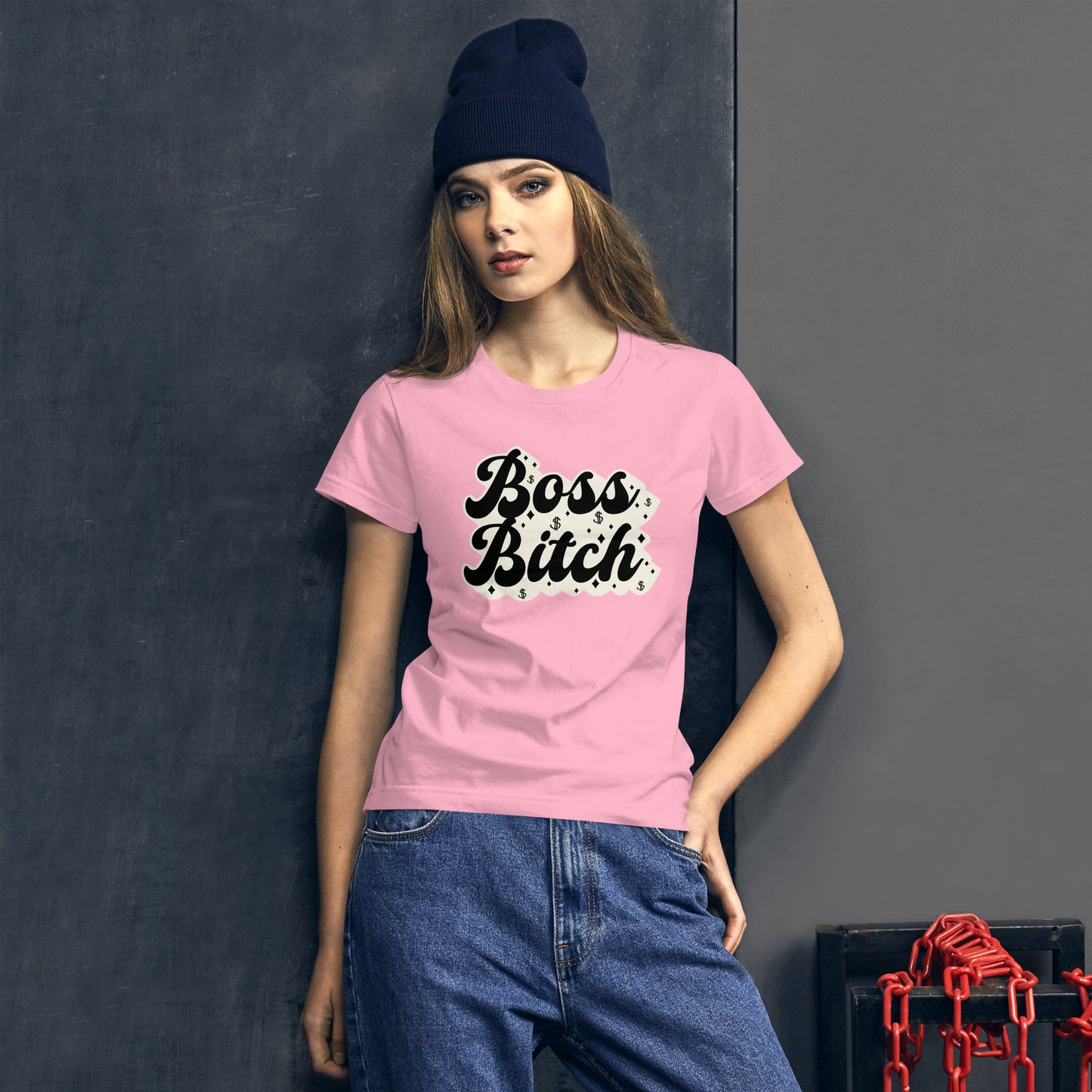 BOSS BITCH Women's short sleeve t-shirt