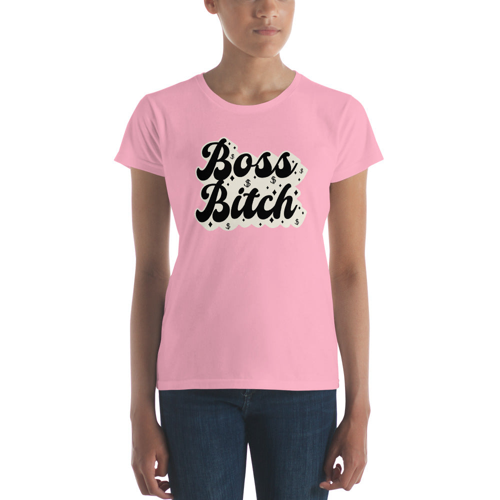 BOSS BITCH Women's short sleeve t-shirt