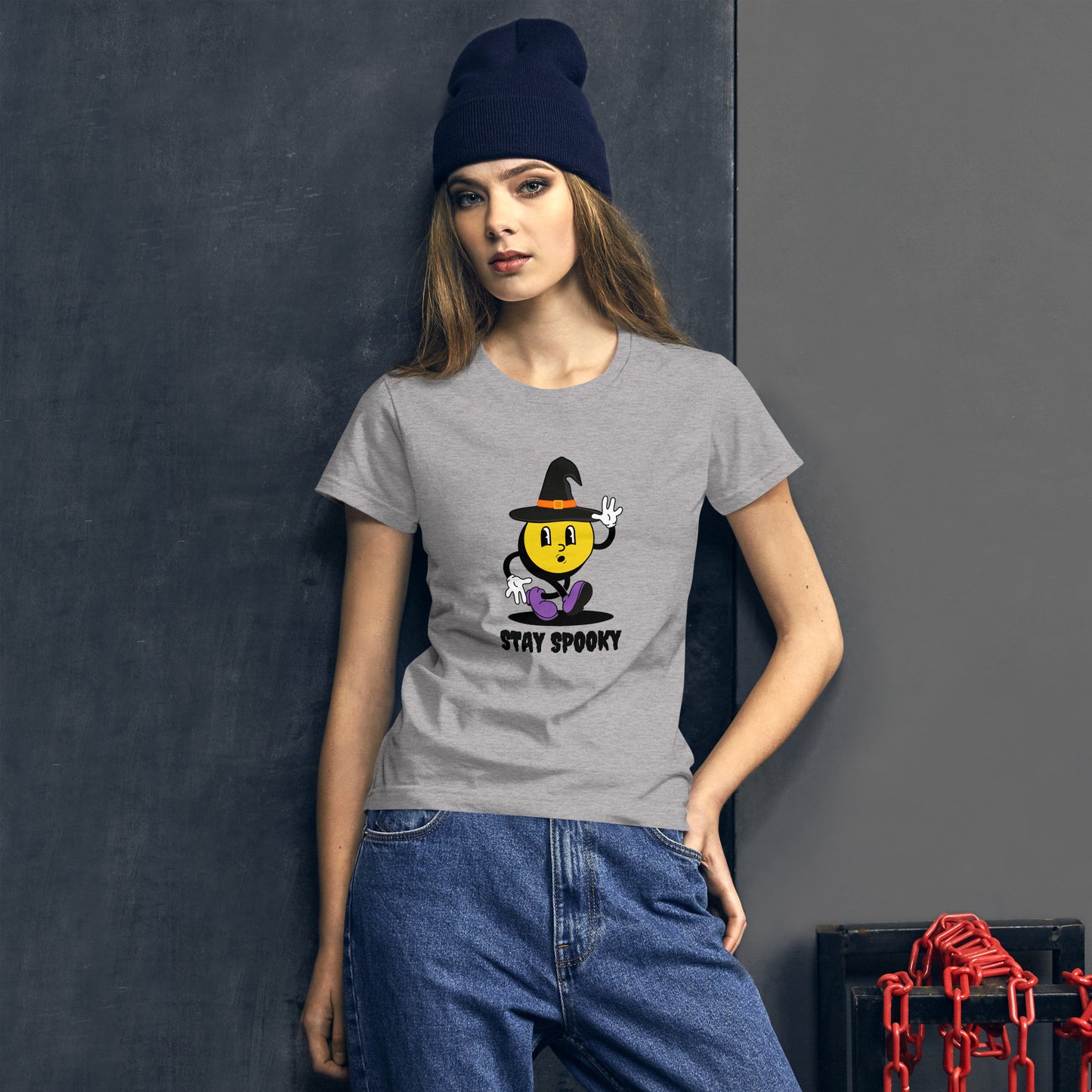 Stay Spooky Smiley Women's short sleeve t-shirt