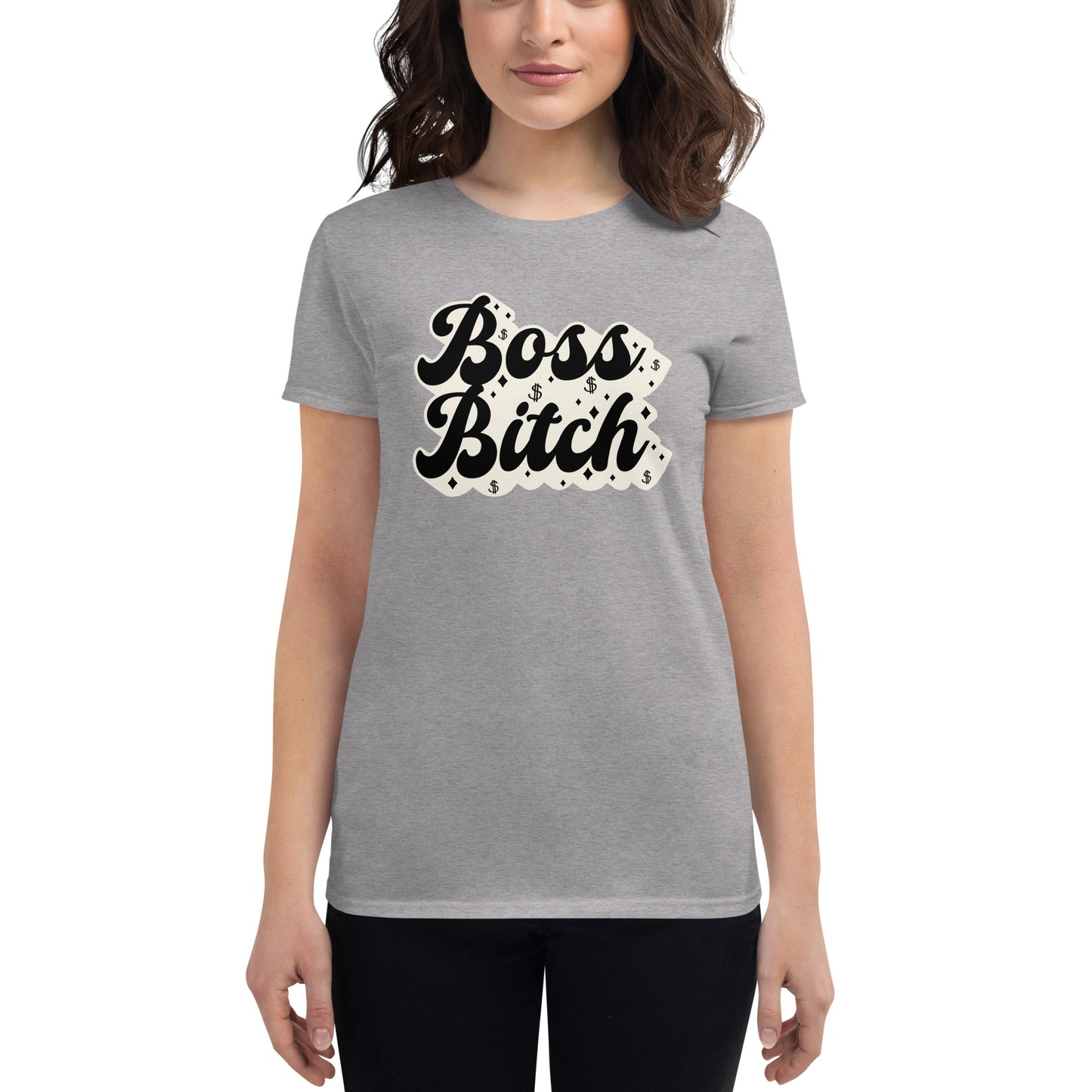 BOSS BITCH Women's short sleeve t-shirt