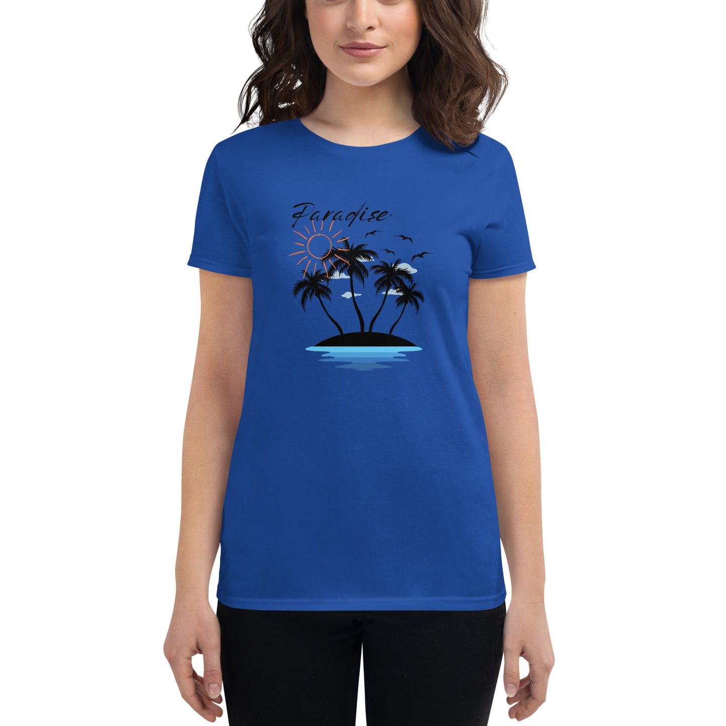 Paradise Beach Awaits Women's short sleeve t-shirt