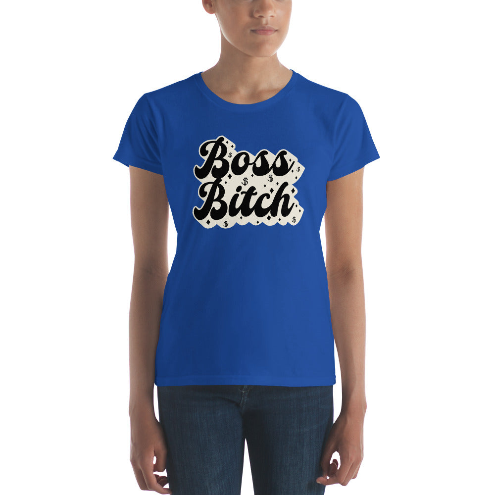 BOSS BITCH Women's short sleeve t-shirt