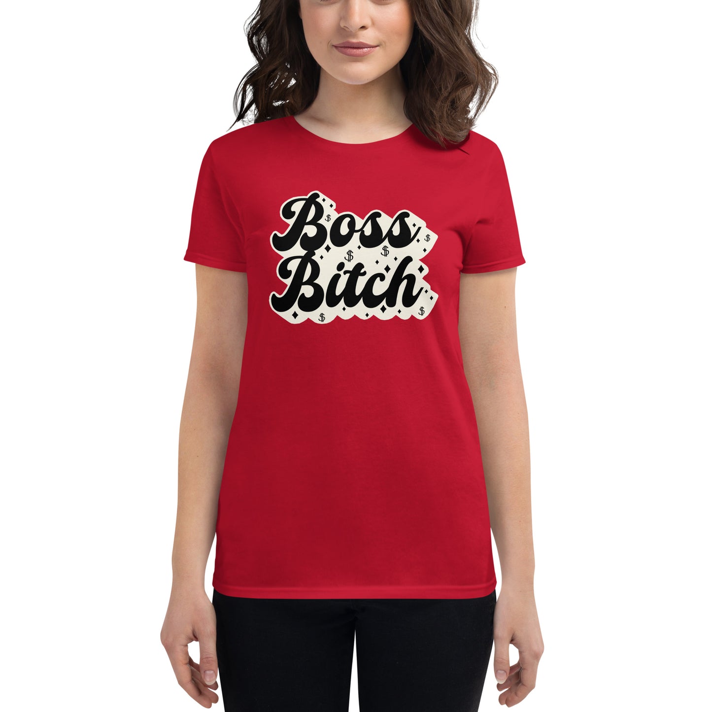 BOSS BITCH Women's short sleeve t-shirt