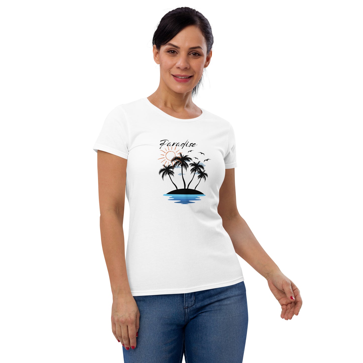 Paradise Beach Awaits Women's short sleeve t-shirt