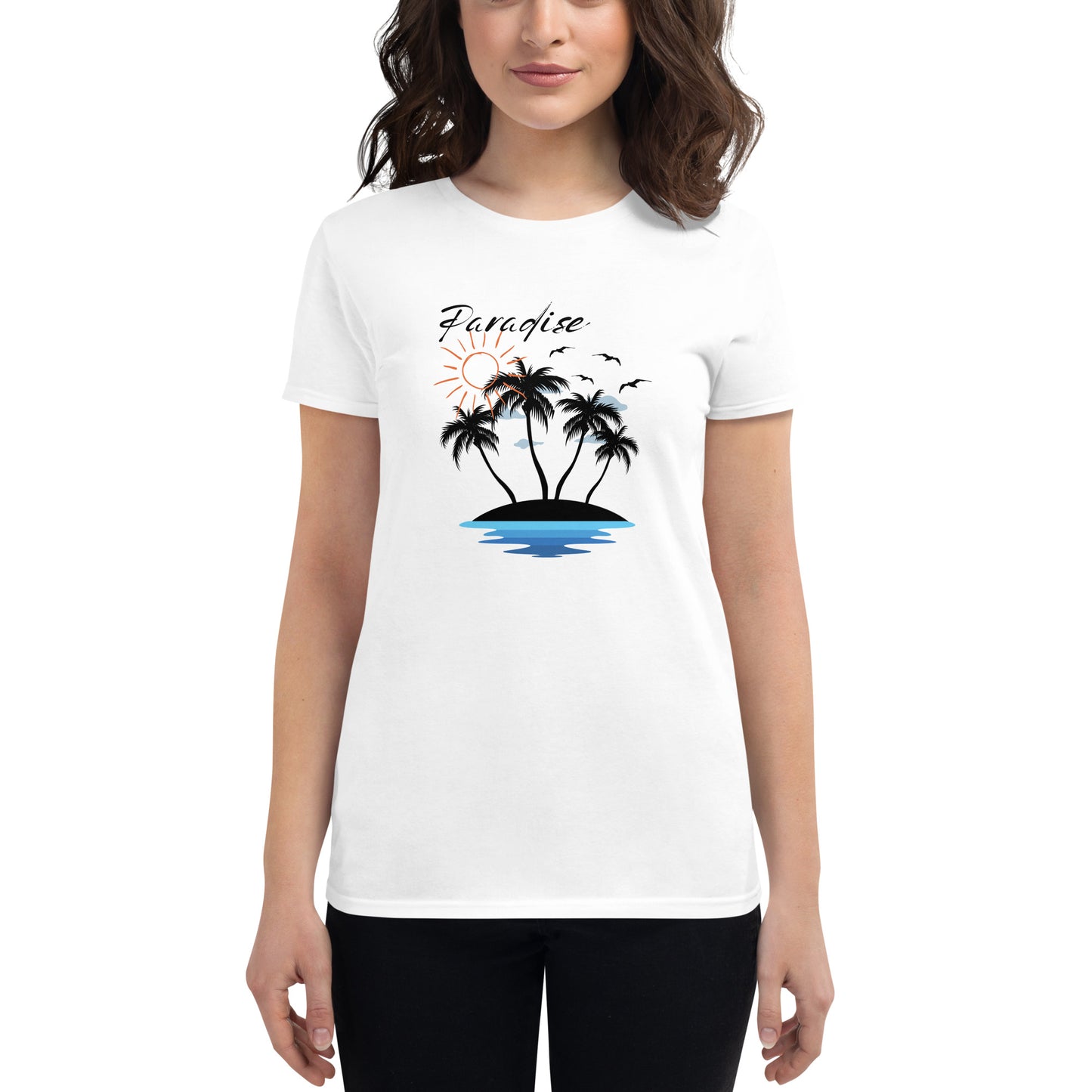 Paradise Beach Awaits Women's short sleeve t-shirt