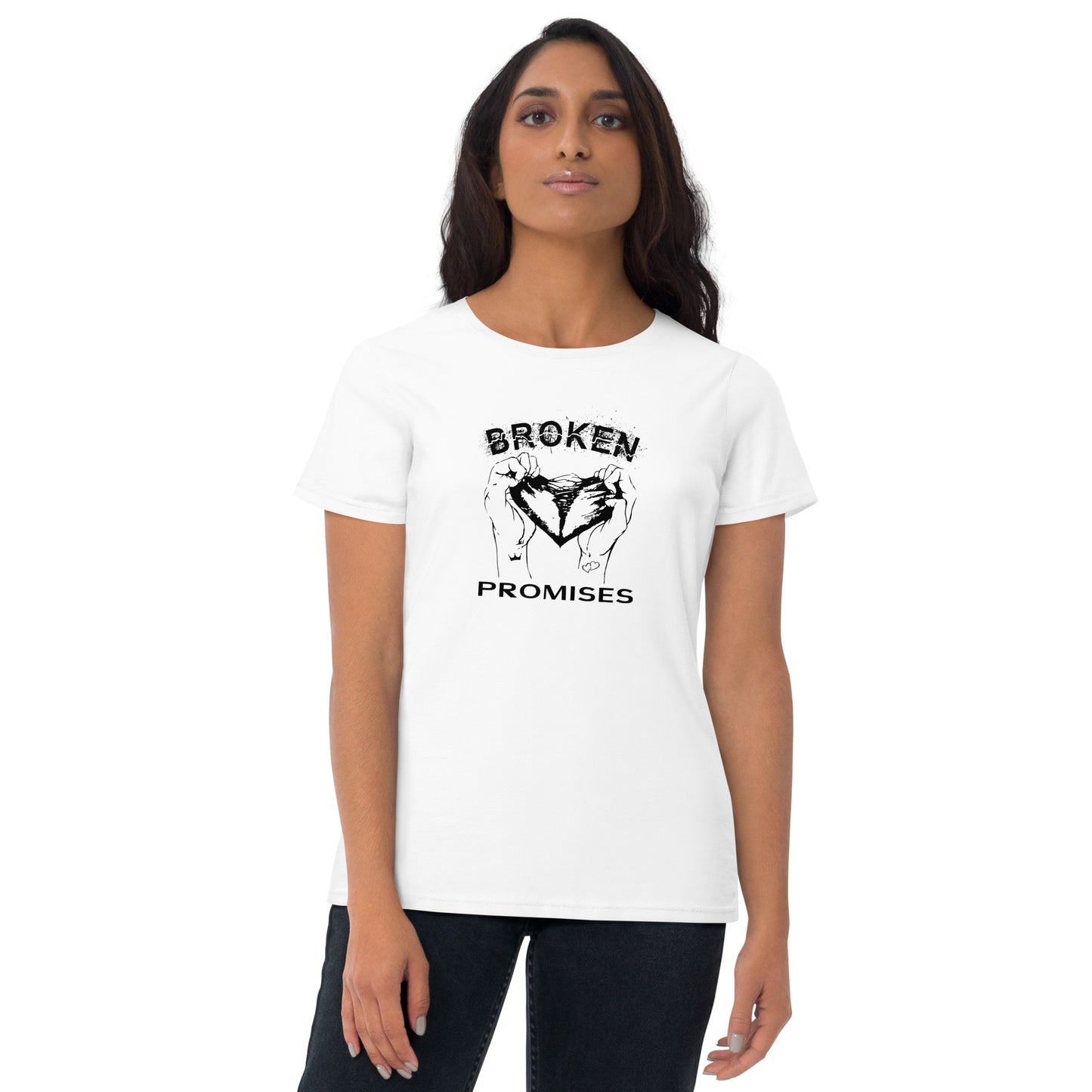 Broken Promises Heart Break Women's short sleeve t-shirt