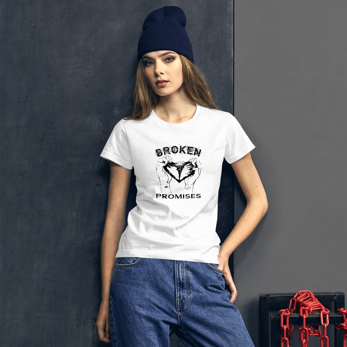 Broken Promises Heart Break Women's short sleeve t-shirt