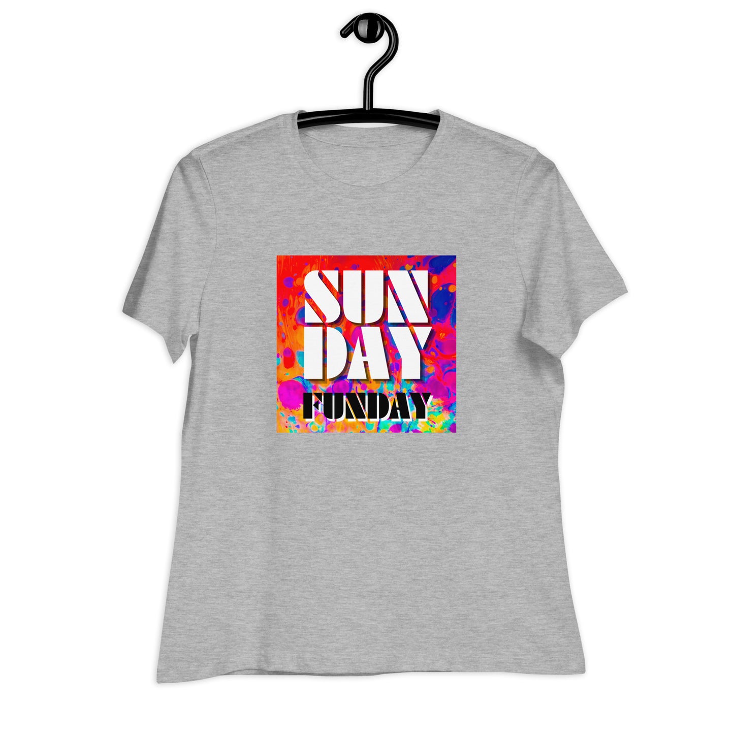 Sunday Funday Artsy Women's Relaxed T-Shirt