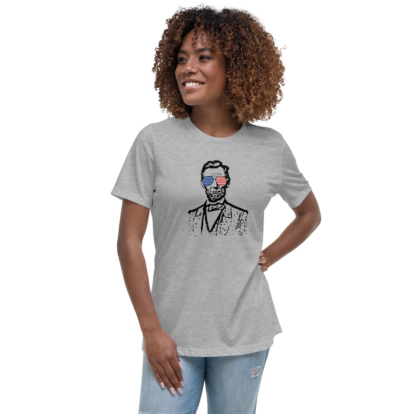 Abe Lincoln Came to Party Women's Relaxed T-Shirt