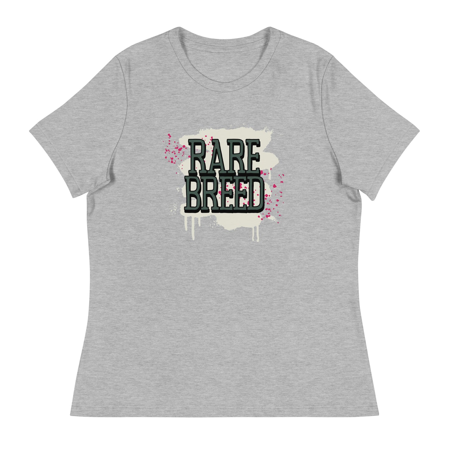 Rare Breed Graffiti Splatter Women's Relaxed T-Shirt