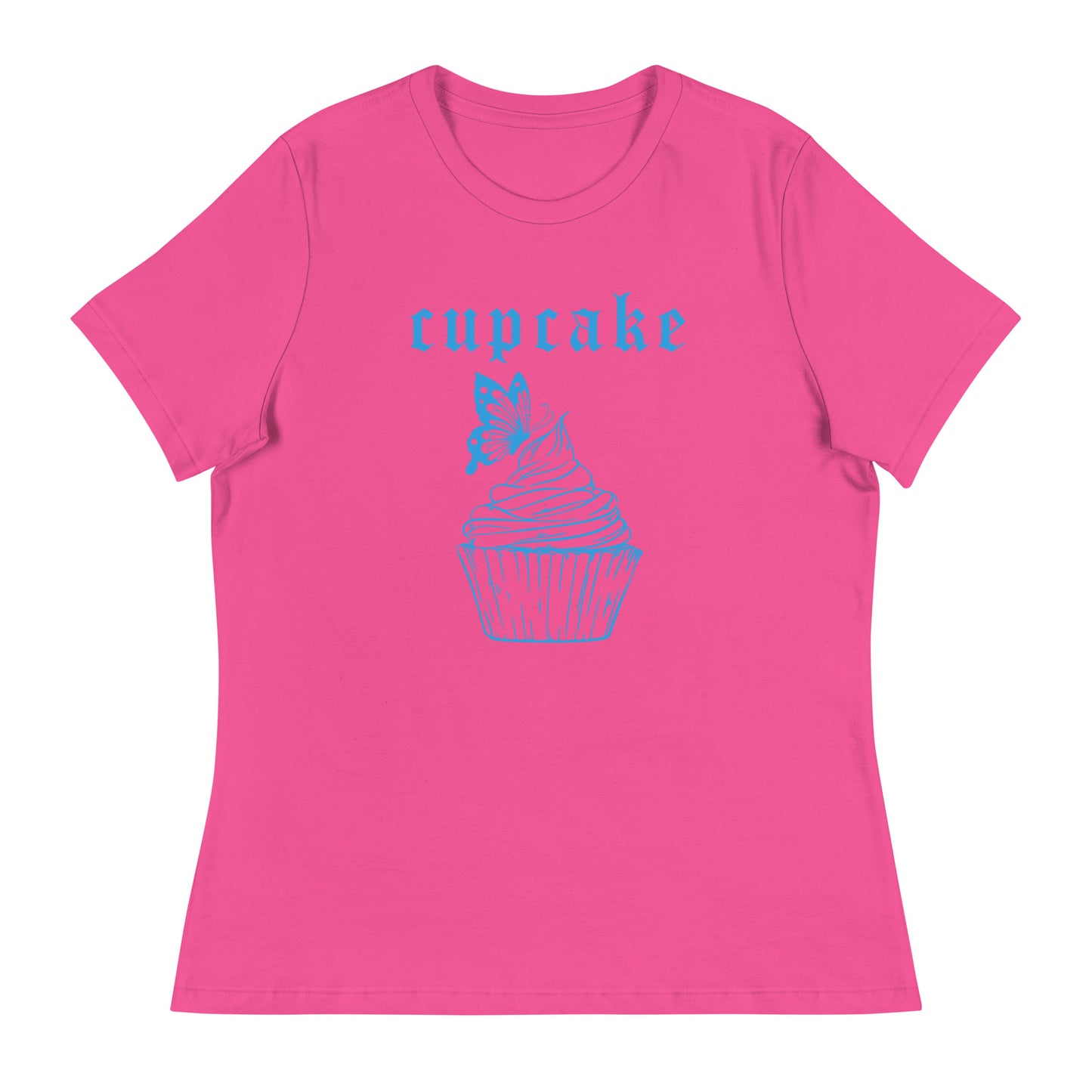 Cupcake Butterfly Women's Relaxed T-Shirt