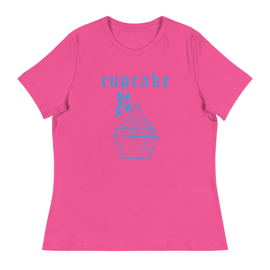 Cupcake Butterfly Women's Relaxed T-Shirt