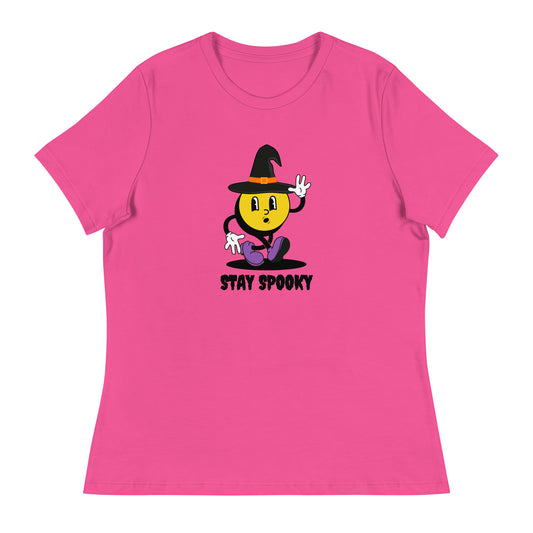 Stay Spooky Smiley Women's Relaxed T-Shirt