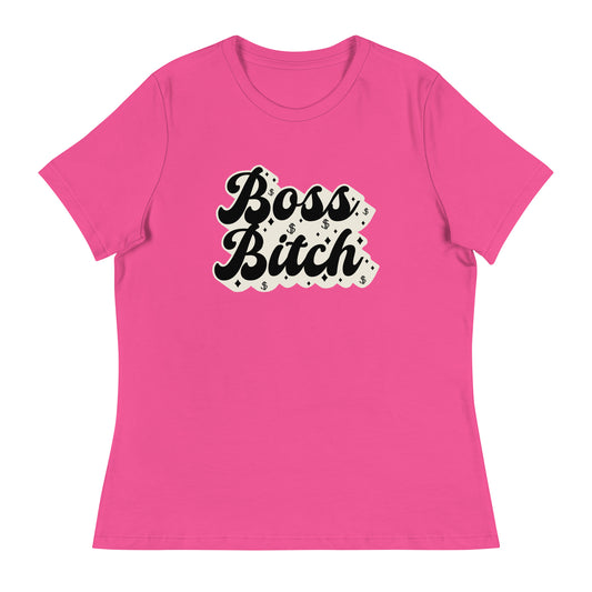 BOSS BITCH Women's Relaxed T-Shirt