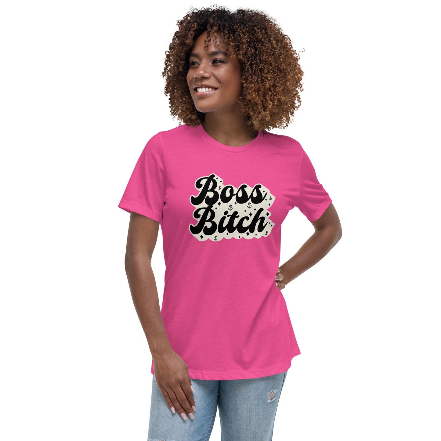 BOSS BITCH Women's Relaxed T-Shirt