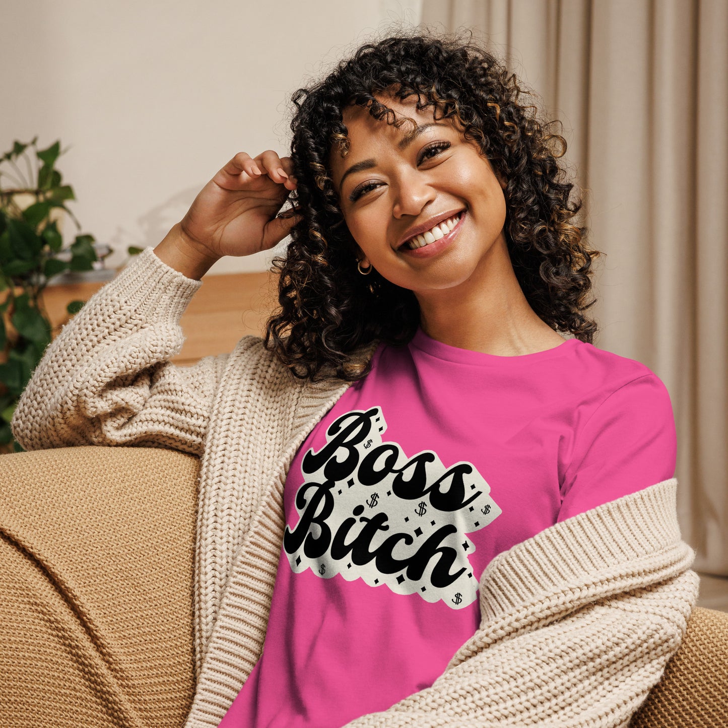 BOSS BITCH Women's Relaxed T-Shirt