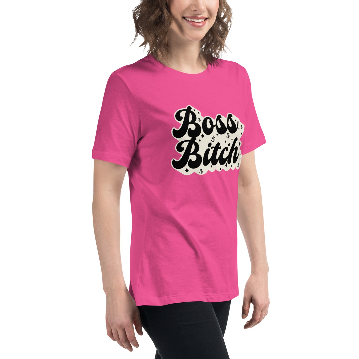 BOSS BITCH Women's Relaxed T-Shirt