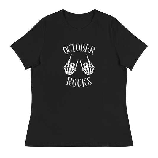 October ROCKS Women's Relaxed T-Shirt