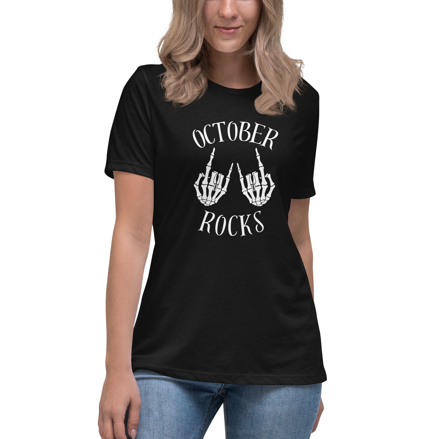 October ROCKS Women's Relaxed T-Shirt