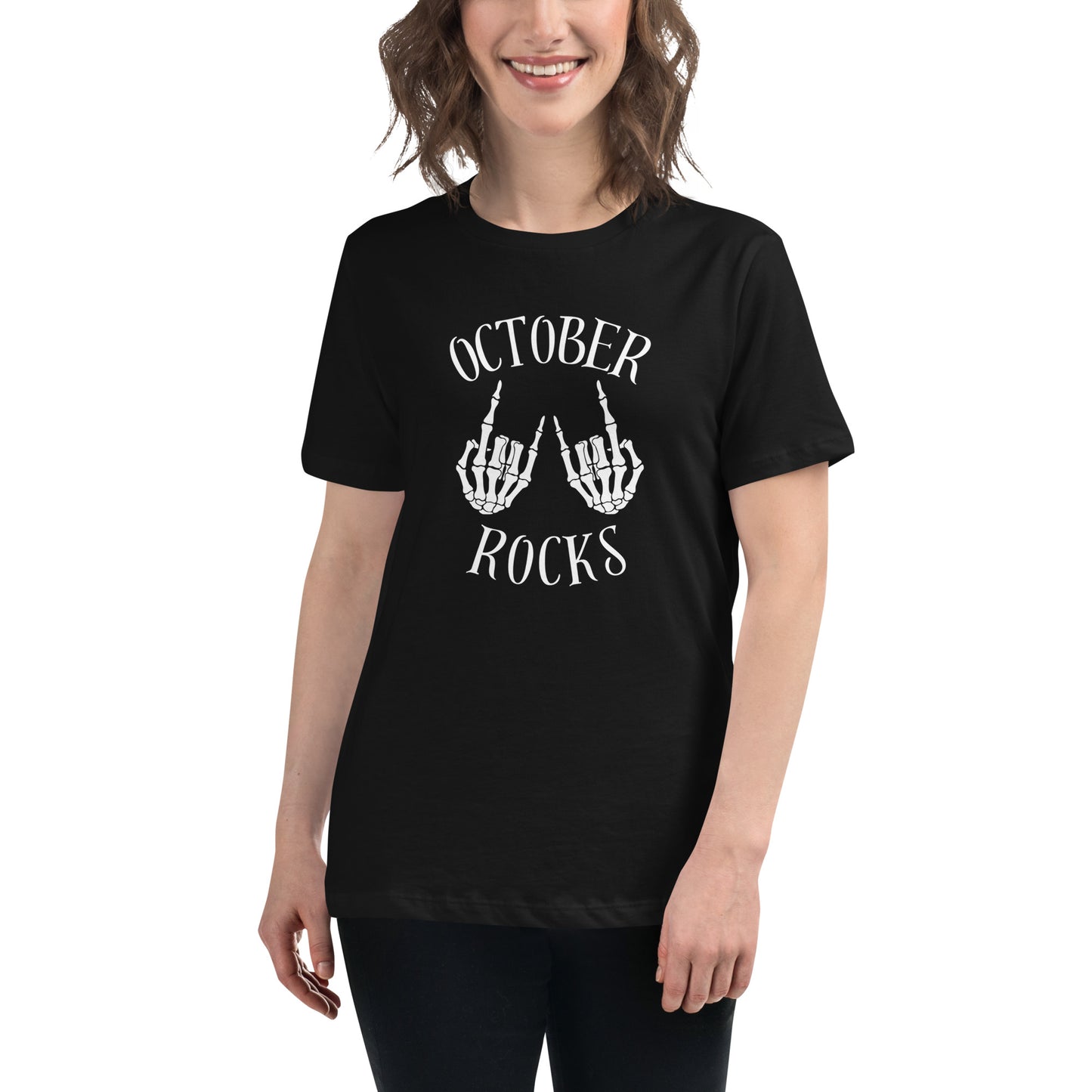 October ROCKS Women's Relaxed T-Shirt