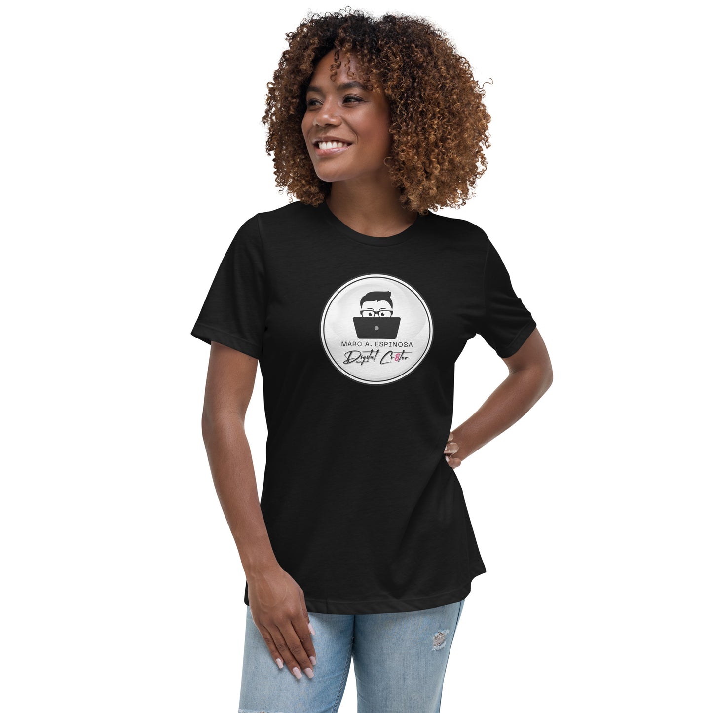 Digital Cr8tor Logo Women's Relaxed T-Shirt