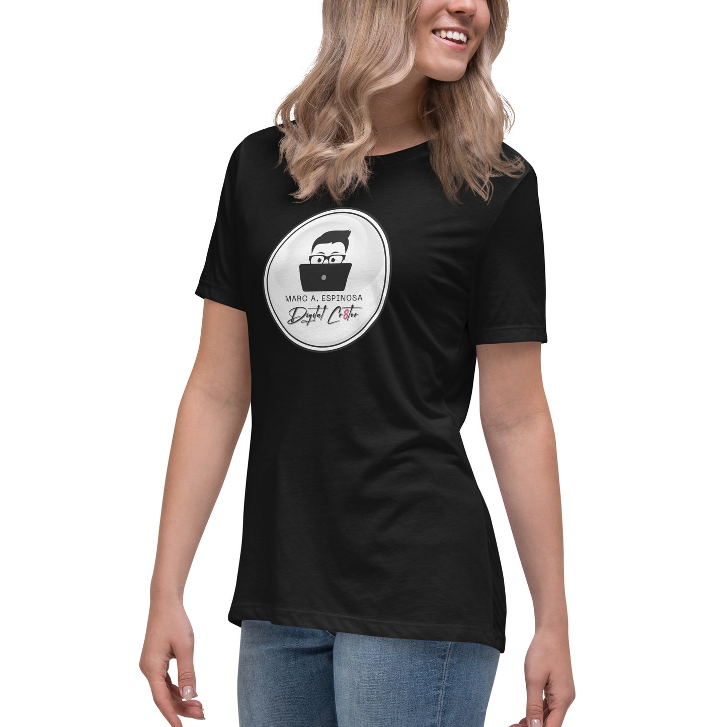 Digital Cr8tor Logo Women's Relaxed T-Shirt