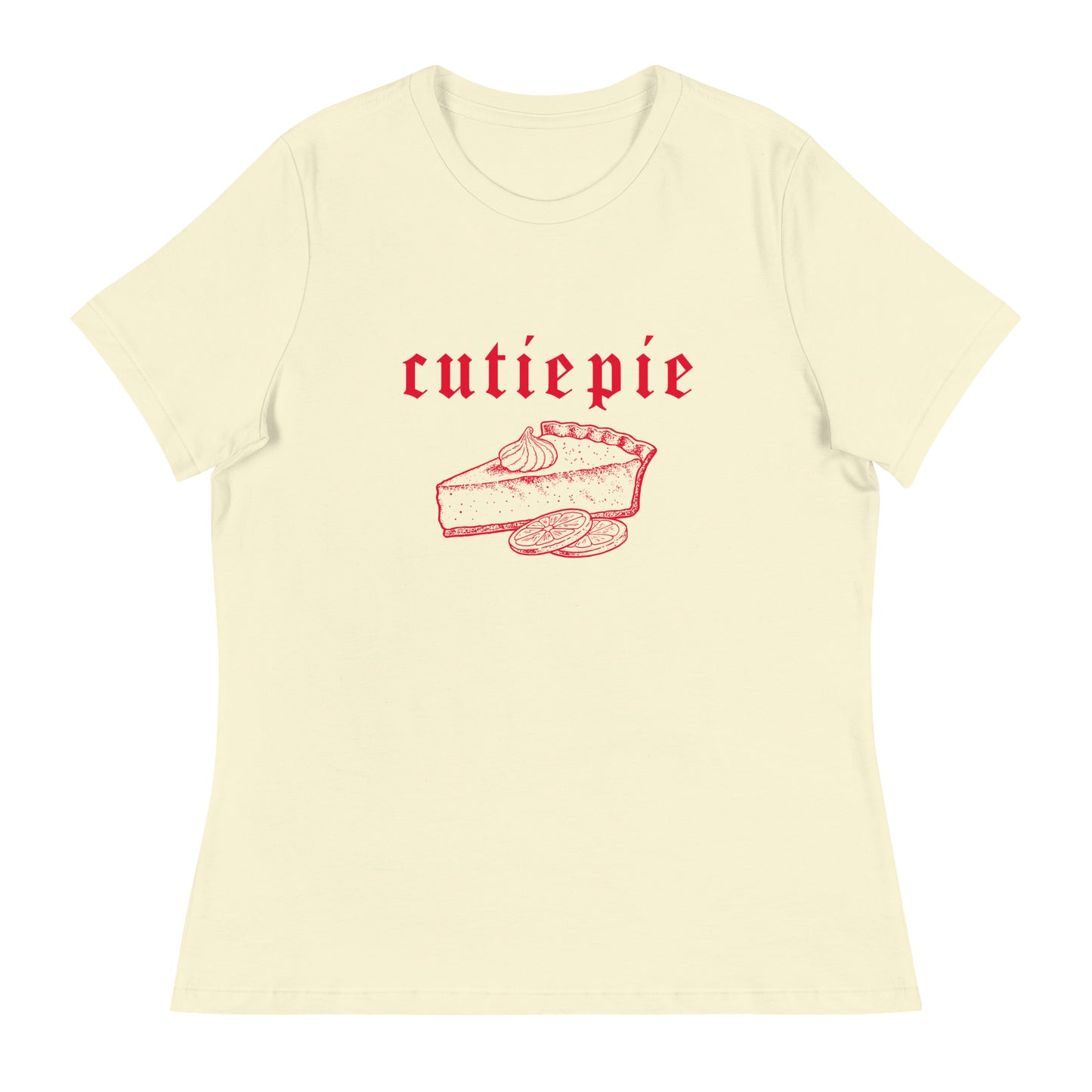 Cutie Pie Slice Women's Relaxed T-Shirt