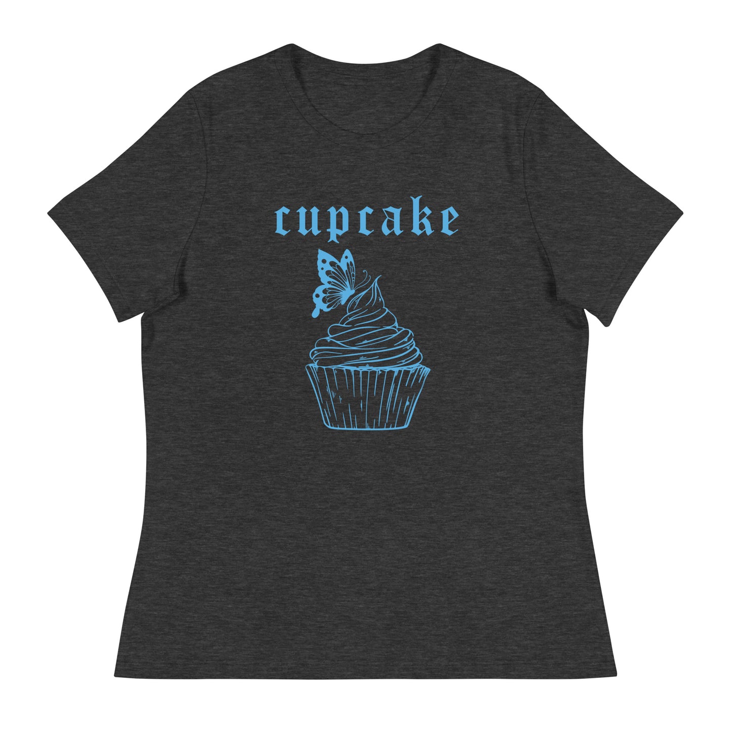 Cupcake Butterfly Women's Relaxed T-Shirt