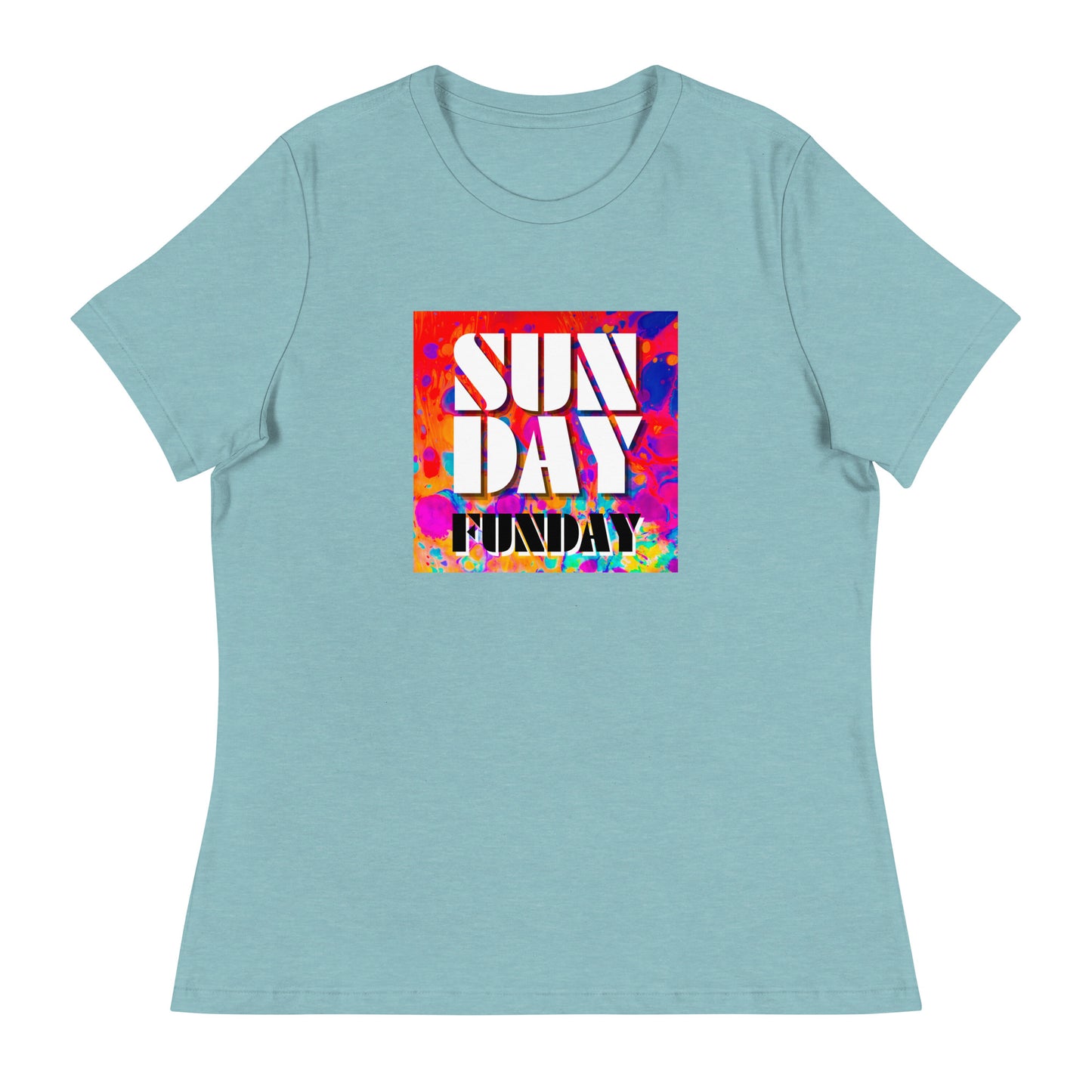 Sunday Funday Artsy Women's Relaxed T-Shirt