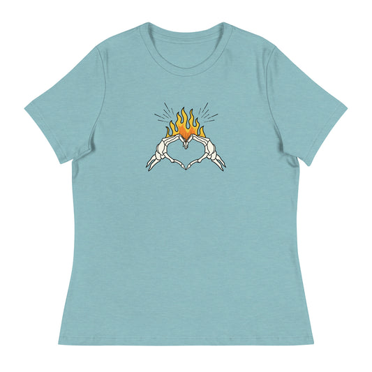 Eternal Flame of Love Women's Relaxed T-Shirt