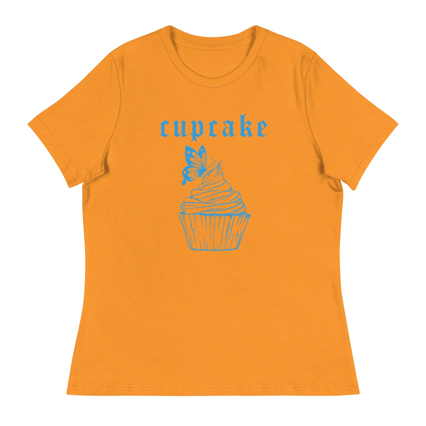 Cupcake Butterfly Women's Relaxed T-Shirt