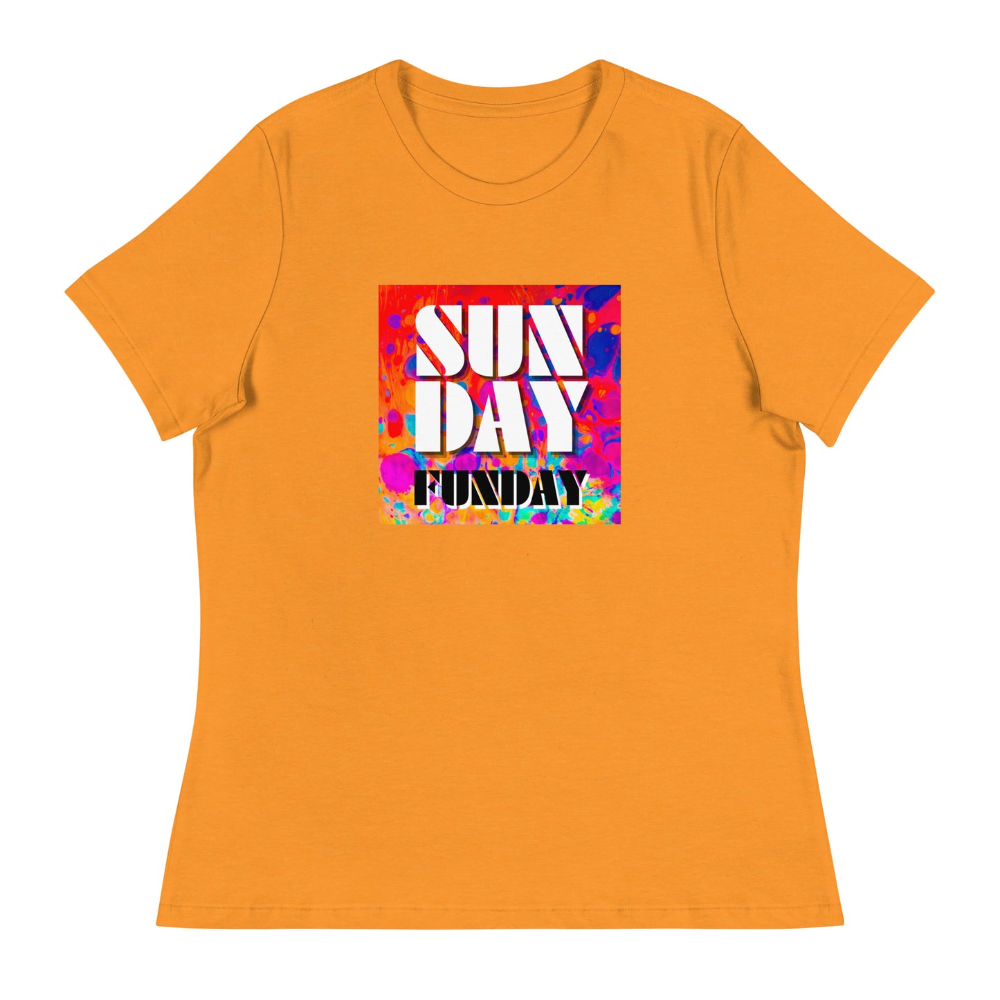 Sunday Funday Artsy Women's Relaxed T-Shirt