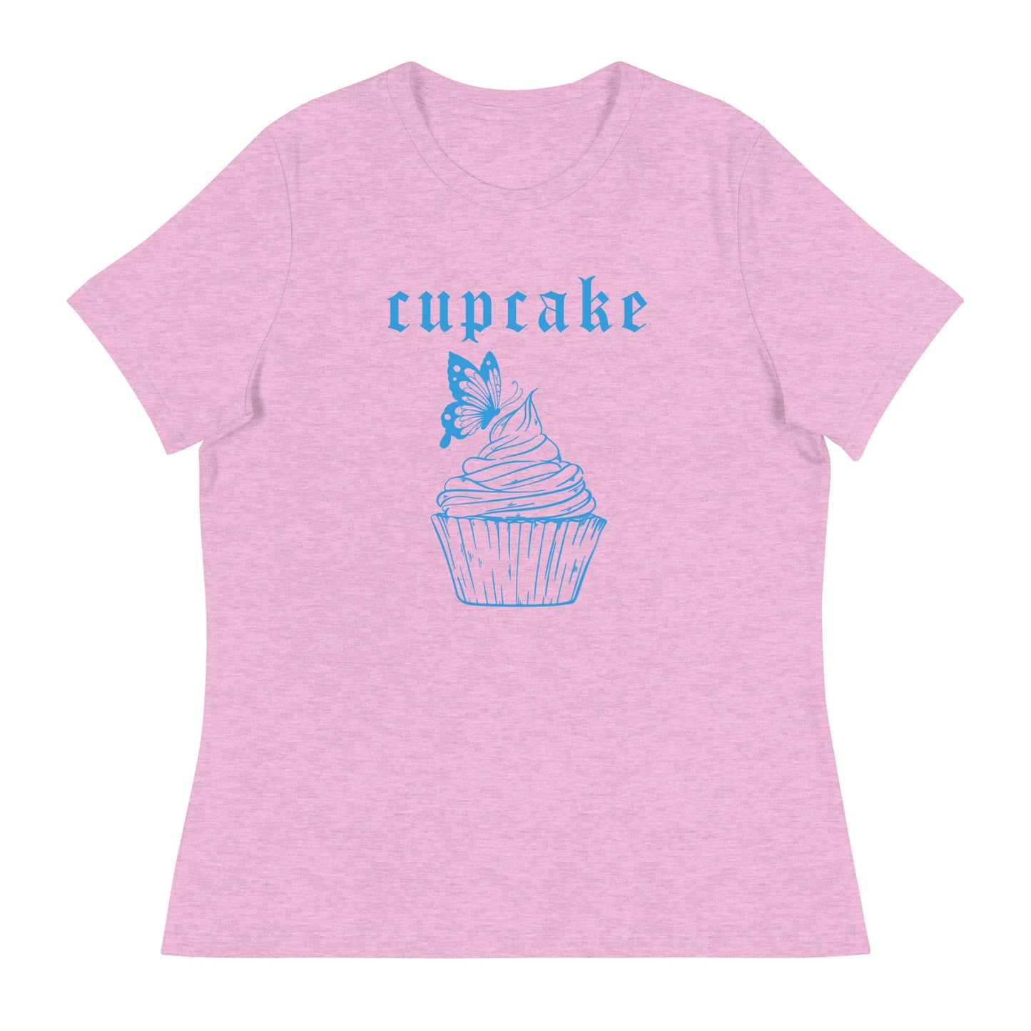 Cupcake Butterfly Women's Relaxed T-Shirt