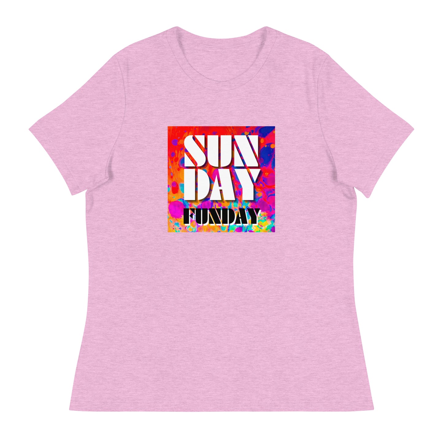 Sunday Funday Artsy Women's Relaxed T-Shirt