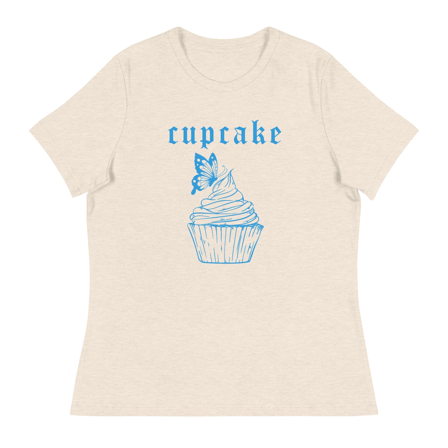 Cupcake Butterfly Women's Relaxed T-Shirt