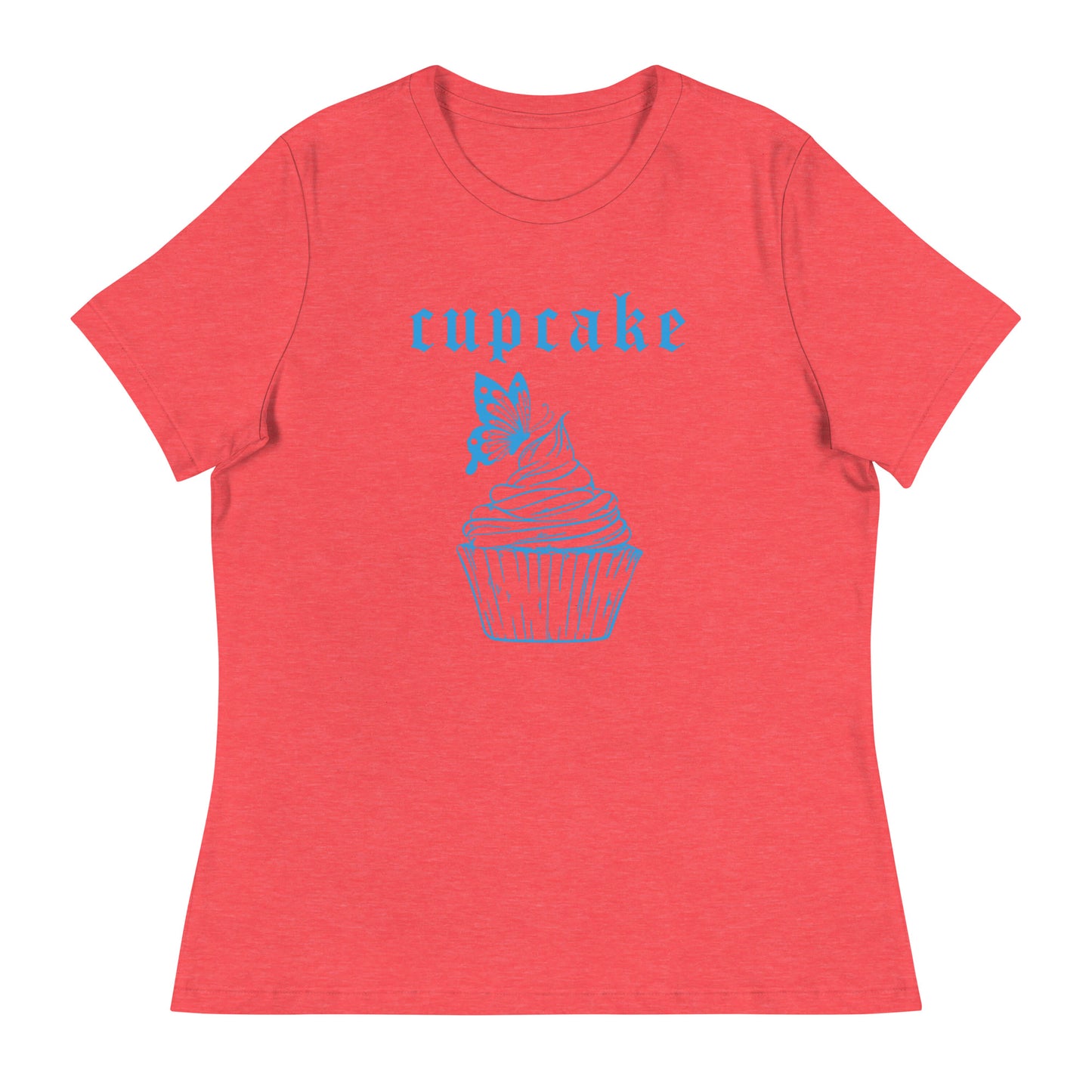 Cupcake Butterfly Women's Relaxed T-Shirt