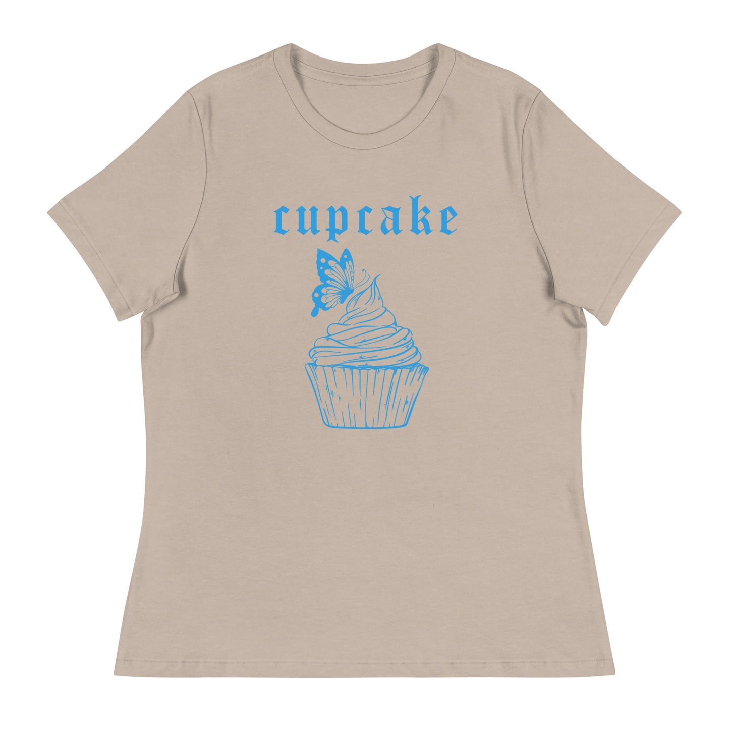 Cupcake Butterfly Women's Relaxed T-Shirt