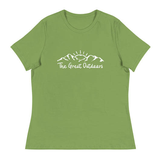 The Great Outdoors Sunshine Mountains Women's Relaxed T-Shirt